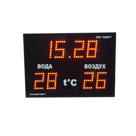 Купить Часы-термометр СТ1.13-2t для бассейна в Верхняятуре 