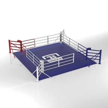 Купить Ринг боксерский напольный Totalbox на упорах 4х4м в Верхняятуре 