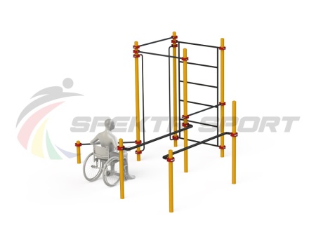 Купить Спортивный комплекс для инвалидов-колясочников WRK-D18_76mm в Верхняятуре 